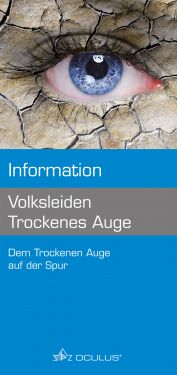 Informationsbroschüre "Volksleiden Trockenes Auge", 100 Stück